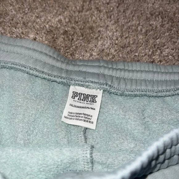 PINK Victoria's Secret Light Sage Green Sweatpants - Picture 3 of 5